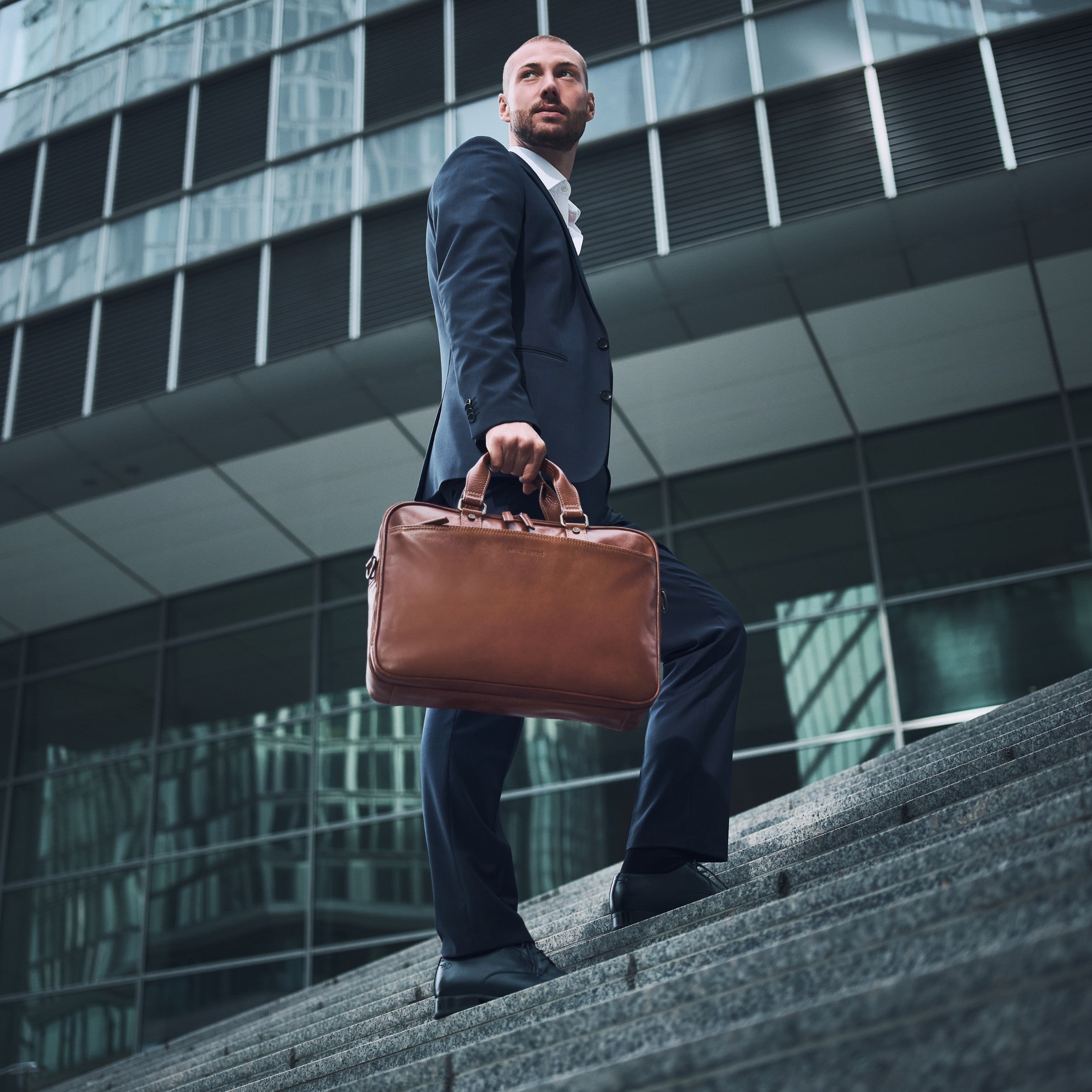 Mens leather travel shoulder bag sale