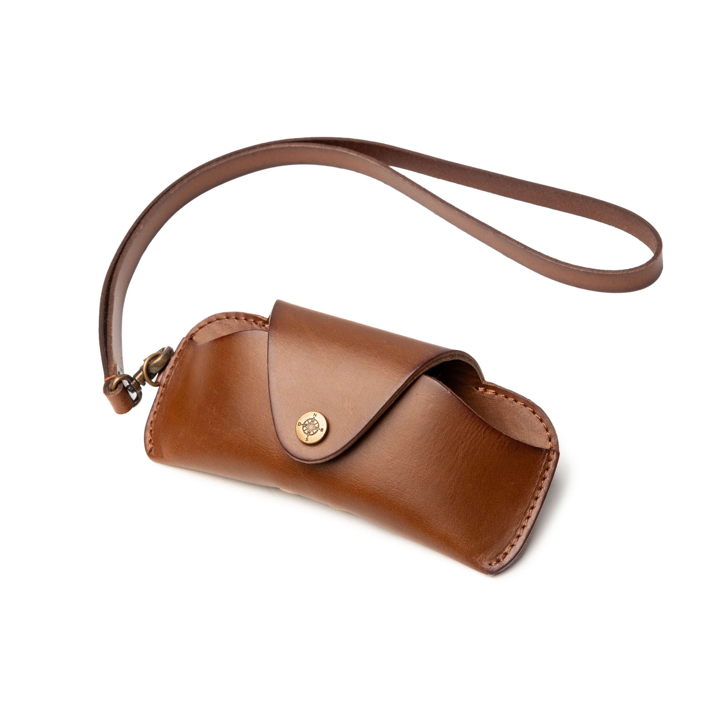 Universal leather glasses case Evan brown DRAKENSBERG