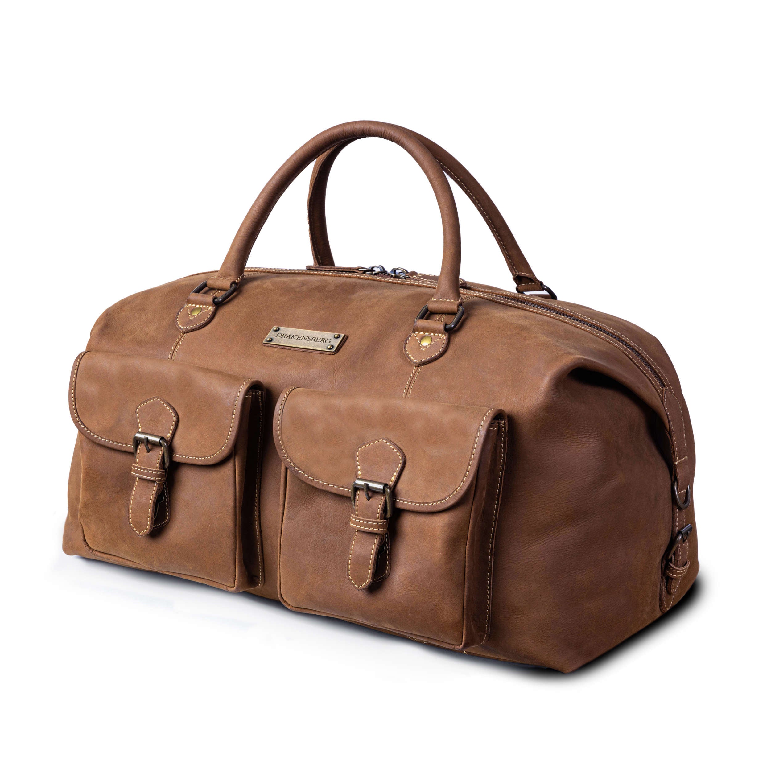 Womens leather weekender bag sale