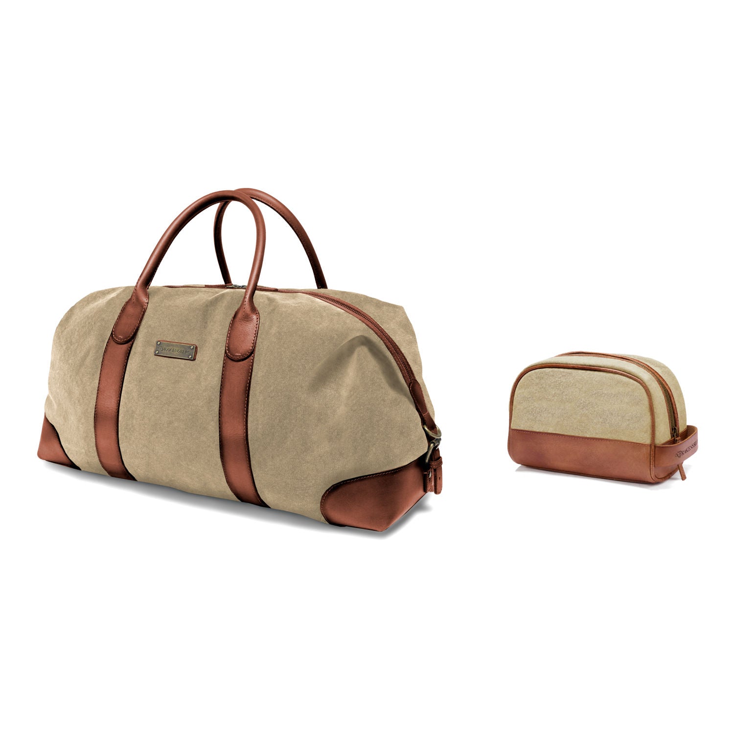 Set/2 weekender »David« &amp; toiletry bag »Glen«