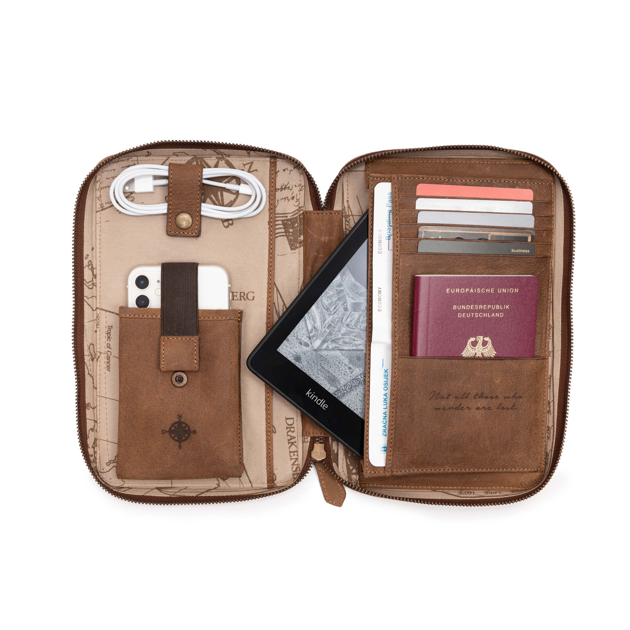 Travel Organizer Kate Havana brown