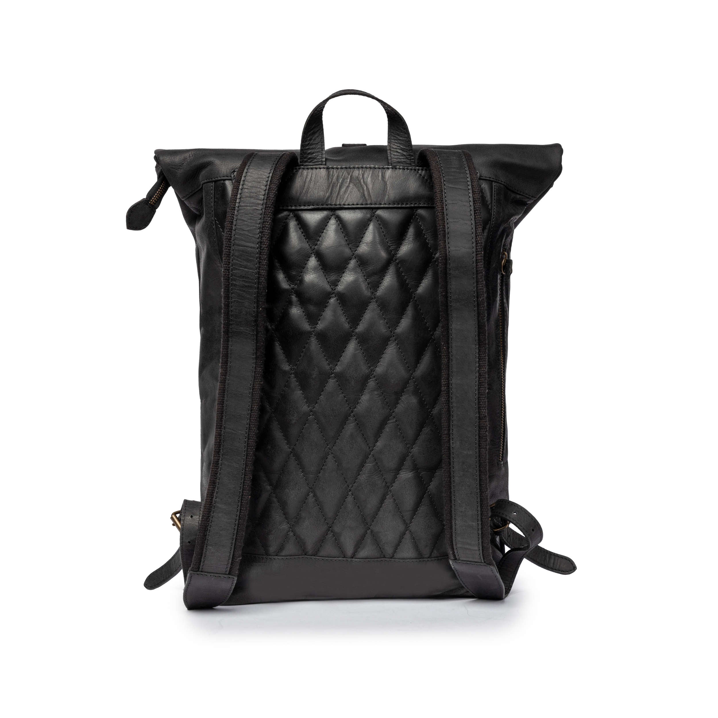 Leder Rolltop Rucksack Ryan mit 15 Laptopfach Vintage DRAKENSBERG